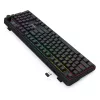 Redragon RM104 PRO VOLCANO RGB teclado gaming mecânico sem fios - preto