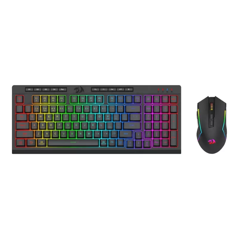 Redragon RYLO PRO S142 Combo de teclado e rato gaming RGB tri-mode
