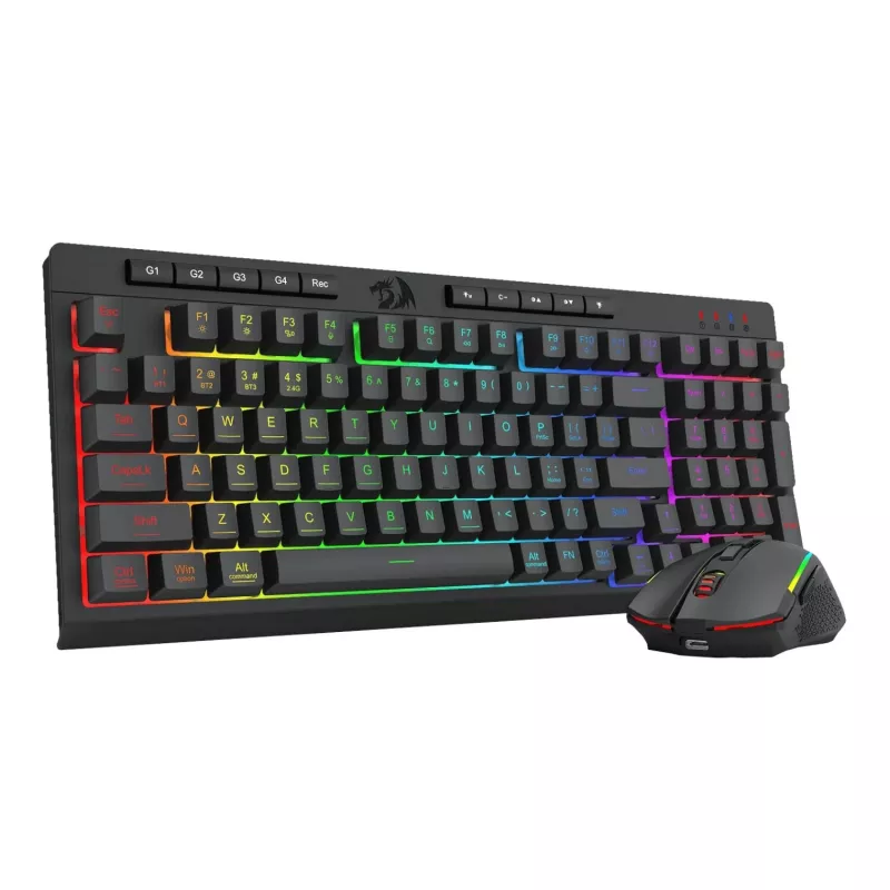 Redragon RYLO PRO S142 Combo de teclado e rato gaming RGB tri-mode