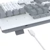 Conjunto de Teclado e Rato Gaming RGB com Fios Redragon S151 - Branco e Cinzento