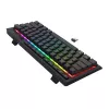 Redragon SHIVA K522 PRO Teclado gaming sem fios RGB - Tri-Mode TKL mecânico, switches Red hot-swappable, preto