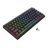 Redragon SHIVA K522 PRO Teclado gaming sem fios RGB - Tri-Mode TKL mecânico, switches Red hot-swappable, preto