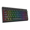 Redragon SHIVA K522 PRO Teclado gaming sem fios RGB - Tri-Mode TKL mecânico, switches Red hot-swappable, preto