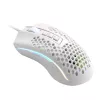 REDRAGON STORM Rato gaming com fios RGB - design leve em favo de mel, 12400 DPI, 7 botões programáveis, interruptores Omron, pés em PTFE