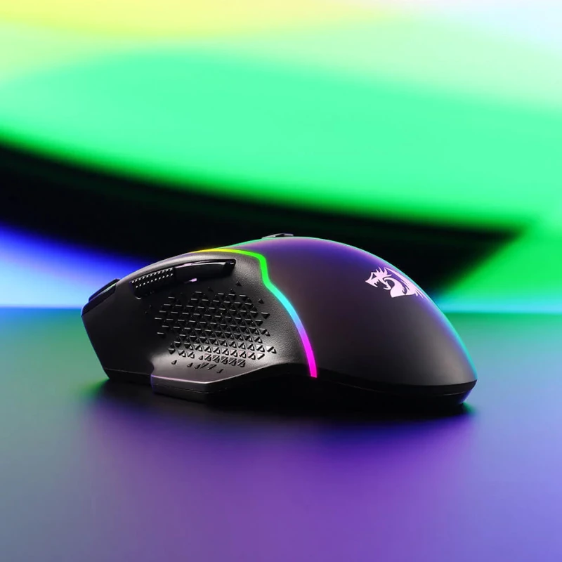 Rato Gaming sem Fios RGB REDRAGON Taipan Pro 10000DPI - Preto