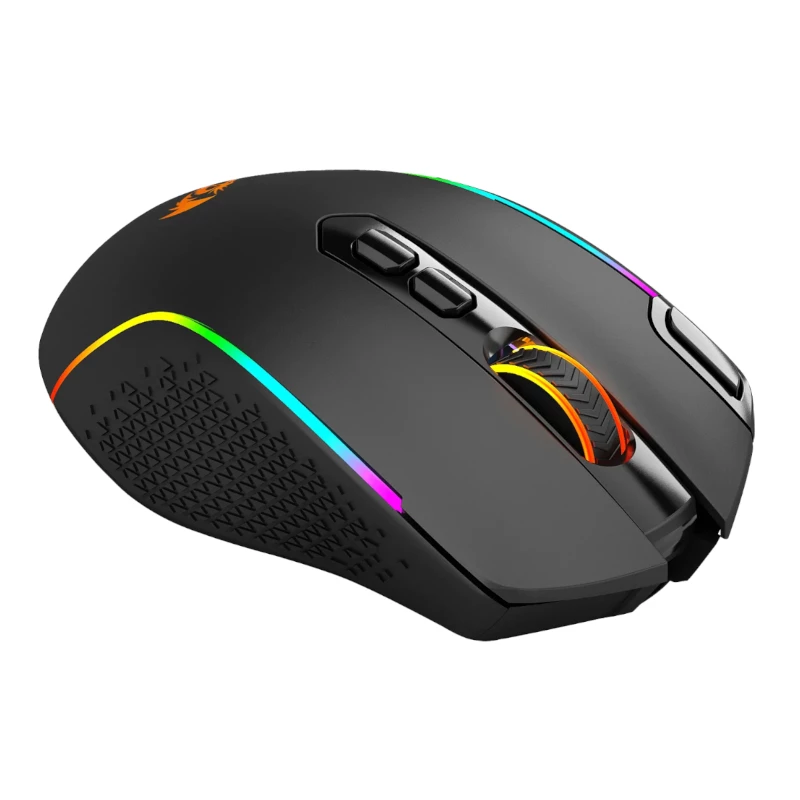Rato Gaming sem Fios RGB REDRAGON Taipan Pro 10000DPI - Preto