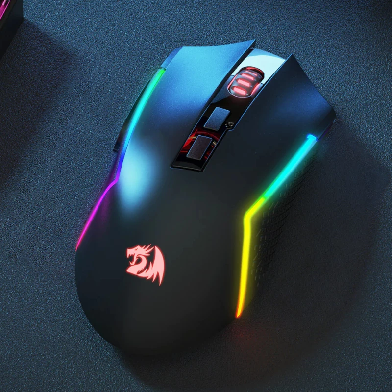 REDRAGON Trident Pro Rato gaming RGB 8000DPI - preto