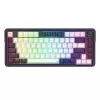 Teclado de gaming mecânico sem fios Redragon UCAL K673 PRO 65% Tri-Mode - preto (Hot-Swappable, Gasket Mount, RGB)