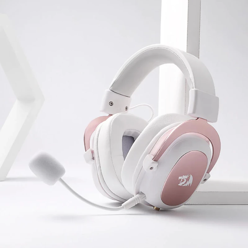 Headset gaming USB REDRAGON Zeus 2 - branco (RD-H510W)