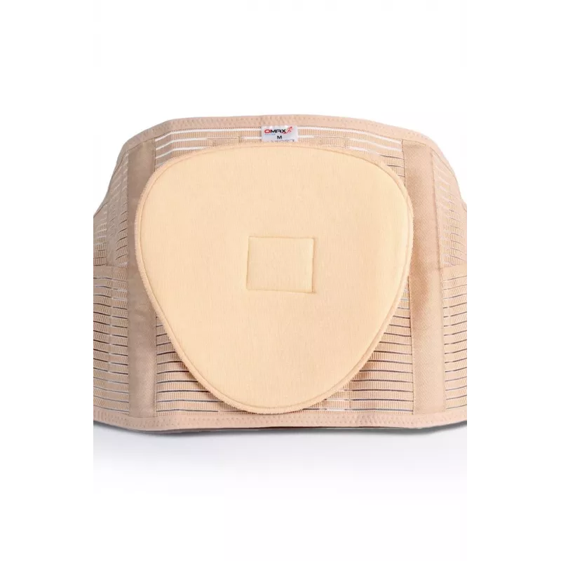REH Lumbo O-1431/XL Cinta de suporte lombossagrado com tiras elásticas de aperto, tamanho XL, bege