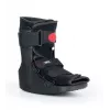 Bota ortopédica REH O-1183/XL Short Air Walker – imobilizador pneumático de tornozelo e pé, sola basculante, preto/cinzento, tamanho XL