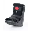 Bota ortopédica REH O-1183/XL Short Air Walker – imobilizador pneumático de tornozelo e pé, sola basculante, preto/cinzento, tamanho XL
