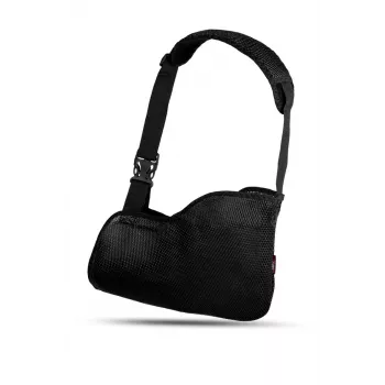 REH O-1501/CZA/XL Tipoia de malha para braço, preto, Extra Large