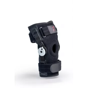 Joelheira curta aberta com patela REH Stabilmax O-1241/M, média, preta