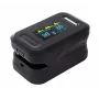 REH YK-81C Oxímetro de pulso de dedo com ecrã OLED, monitor de SpO2 e frequência de pulso