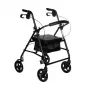 Andarilho de Reabilitação de Quatro Rodas REHA FUND RF-610 Black