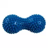 REHA FUND PILO-3018/1 bola de reabilitação em forma de amendoim com nódulos de massagem, azul, 15x7 cm