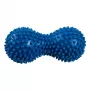 REHA FUND PILO-3018/1 bola de reabilitação em forma de amendoim com nódulos de massagem, azul, 15x7 cm