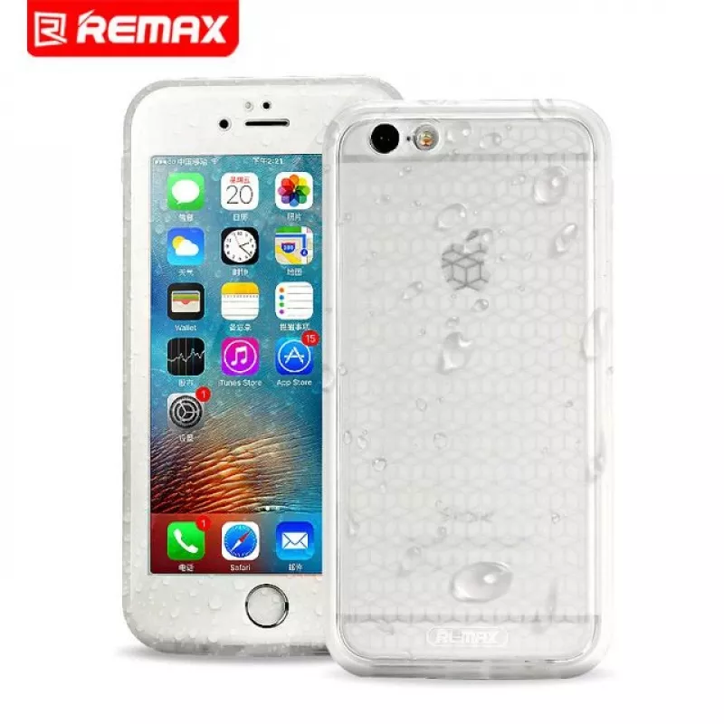 Capa de silicone Remax para Apple iPhone 6 Plus / 6s Plus preta