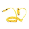 REMAX Carregador de carro Cutie Amarelo - 2 portas USB-A, saída total 4.2A