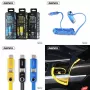 REMAX Carregador de carro Cutie Amarelo - 2 portas USB-A, saída total 4.2A