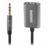 REMAX Qulmax cabo Share Jack de 3,5mm RL-20S cinzento