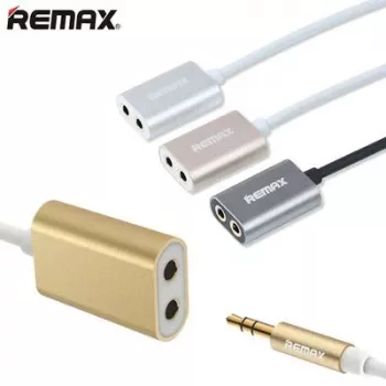 REMAX Qulmax Cabo Jack Partilhado 3,5mm RL-20S Cinzento