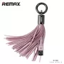 Cabo de dados REMAX Tassels Ring para Lightning rosa 1m