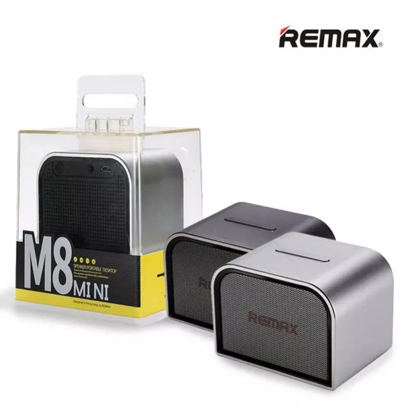 Altifalante Bluetooth portátil universal Remax M8 Mini prateado