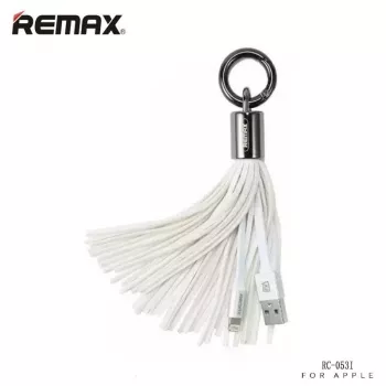 REMAX Cabo universal com anel e borlas para Micro USB - branco