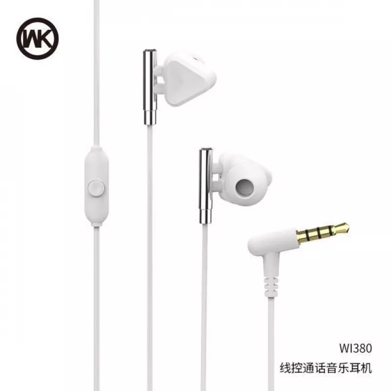 Auscultadores intra-auriculares com fios e microfone REMAX Universal WI380 cinzentos