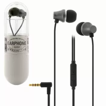REMAX Universal WI80 Auscultadores In-Ear com Fio e Microfone Preto