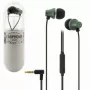 Headset intra-auricular com fios e microfone REMAX Universal WI80 Verde