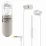 REMAX Universal WI80 auricular com fios in-ear com microfone, branco