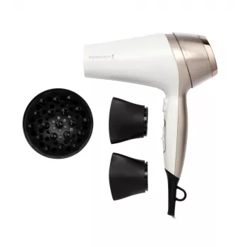 Secador de cabelo Remington D5720 Ionic 2400 W castanho com detalhes em ouro rosa