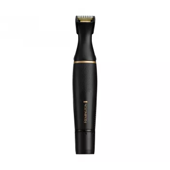Remington NE7000 Aparador de nariz, orelhas e detalhe com lâminas Comfort Tip, 100% à prova de água, a pilhas, preto/prateado