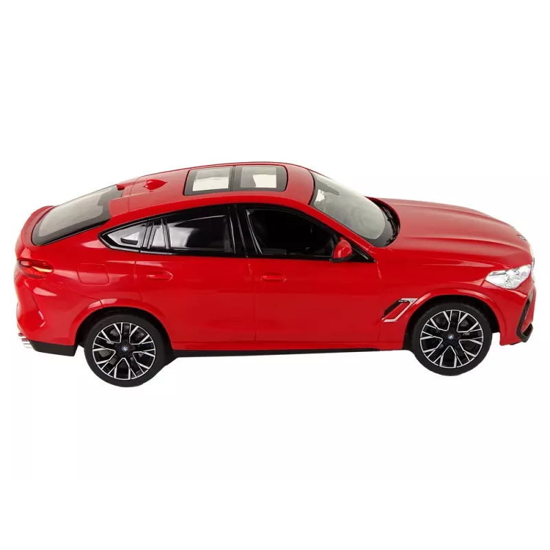 Carro RC com controlo remoto BMW X6 Rastar Pilot vermelho 1:14