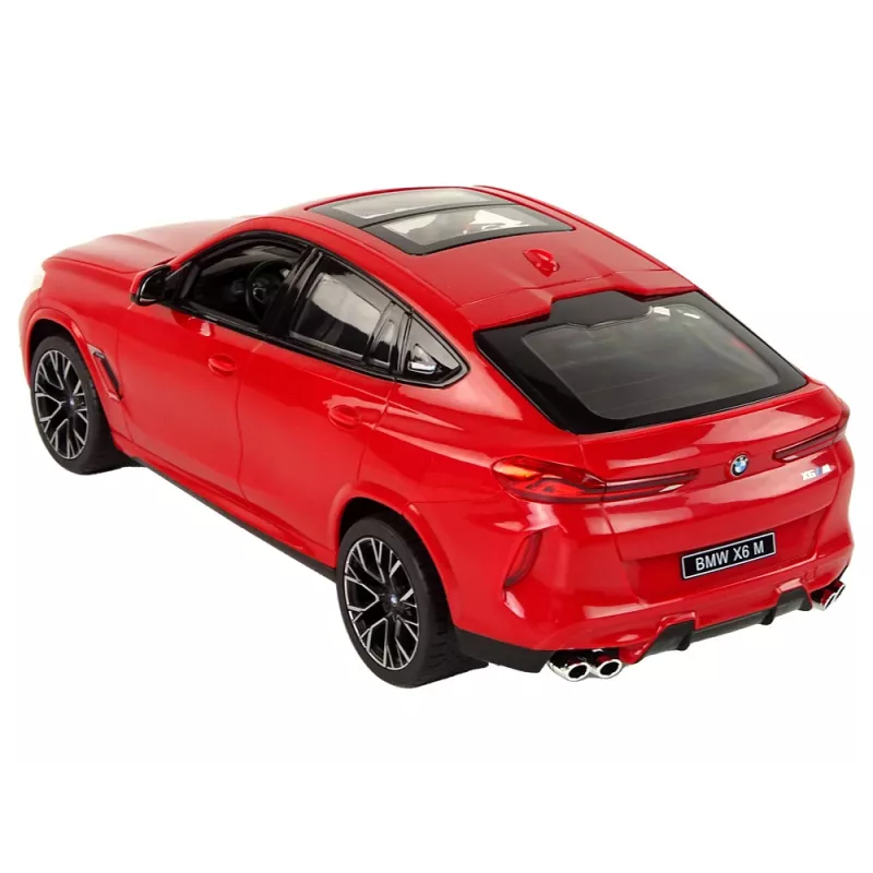 Carro RC com controlo remoto BMW X6 Rastar Pilot vermelho 1:14