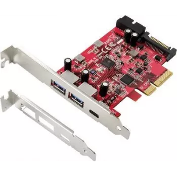 Renkforce placa controladora USB 3.1 PCIe x1 1+4 portas RF-4541492