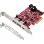 Renkforce placa controladora USB 3.1 PCIe x1 1+4 portas RF-4541492