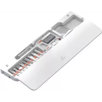 Conjunto de limpeza Renkforce de 22 peças com apoio de mãos ergonómico para teclado e suporte integrado para smartphone, branco RF-7260828