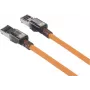 Renkforce Cabo de rede patch CAT 6a S/FTP 5 m laranja com Port Finder RF-6609654
