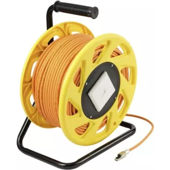 Renkforce Cat.7a S/FTP cabo de instalação de rede, 90 m, laranja, LSZH, 10 Gbps RF-5264736