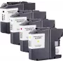 Conjunto de tinteiros compatíveis Renkforce para Brother LC-223BK/C/M/Y – preto, ciano, magenta, amarelo (pack de 4, 550 páginas cada) RF-6954006