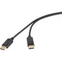 Renkforce Cabo DisplayPort 2 m preto 4K UHD RF-6830474
