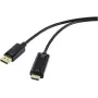 RENKFORCE Cabo DisplayPort para HDMI 5 m preto 4K 30Hz dourado RF-5179192