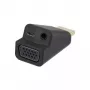 Adaptador Renkforce HDMI para VGA com áudio de 3,5 mm, Full HD 1080p, preto 041C142