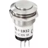 Renkforce RF-4707810 Botão de campainha em aço inoxidável 1-função 24 V/1 A