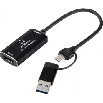 Sistema de captura de vídeo Renkforce RF-4KVC-100 USB Plug and Play 4K HDMI para USB 3.0 Full HD 1080p60 Capture Card RF-6048350
