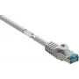 Renkforce RF-5047494 Cabo patch CAT 6a S/FTP, RJ45, 0,5 m, cinzento, proteção da patilha, ignífugo